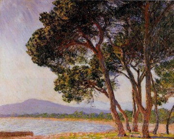  Claude Oil Painting - Beach in JuanlesPins Claude Monet